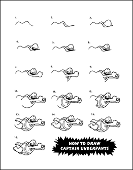How to Draw Captain Underpants